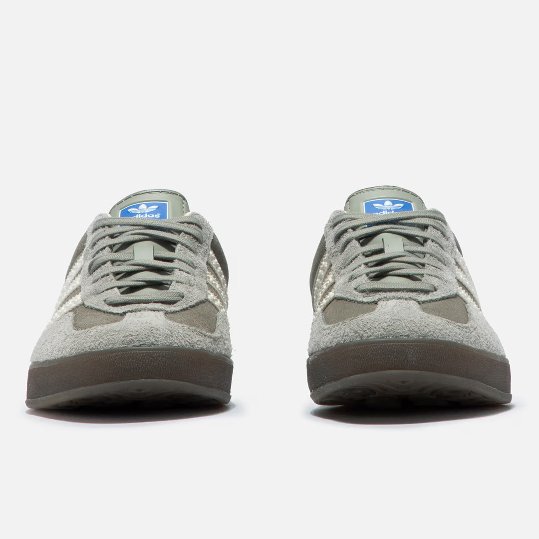 Adidas Gazelle (Silver Pebble/Off White/Metallic Gold)