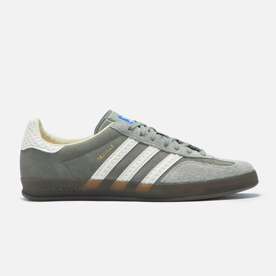 Adidas Gazelle (Silver Pebble/Off White/Metallic Gold)
